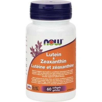Lutéine 25 mg et Zeaxanthine 5 mg -NOW -Gagné en Santé