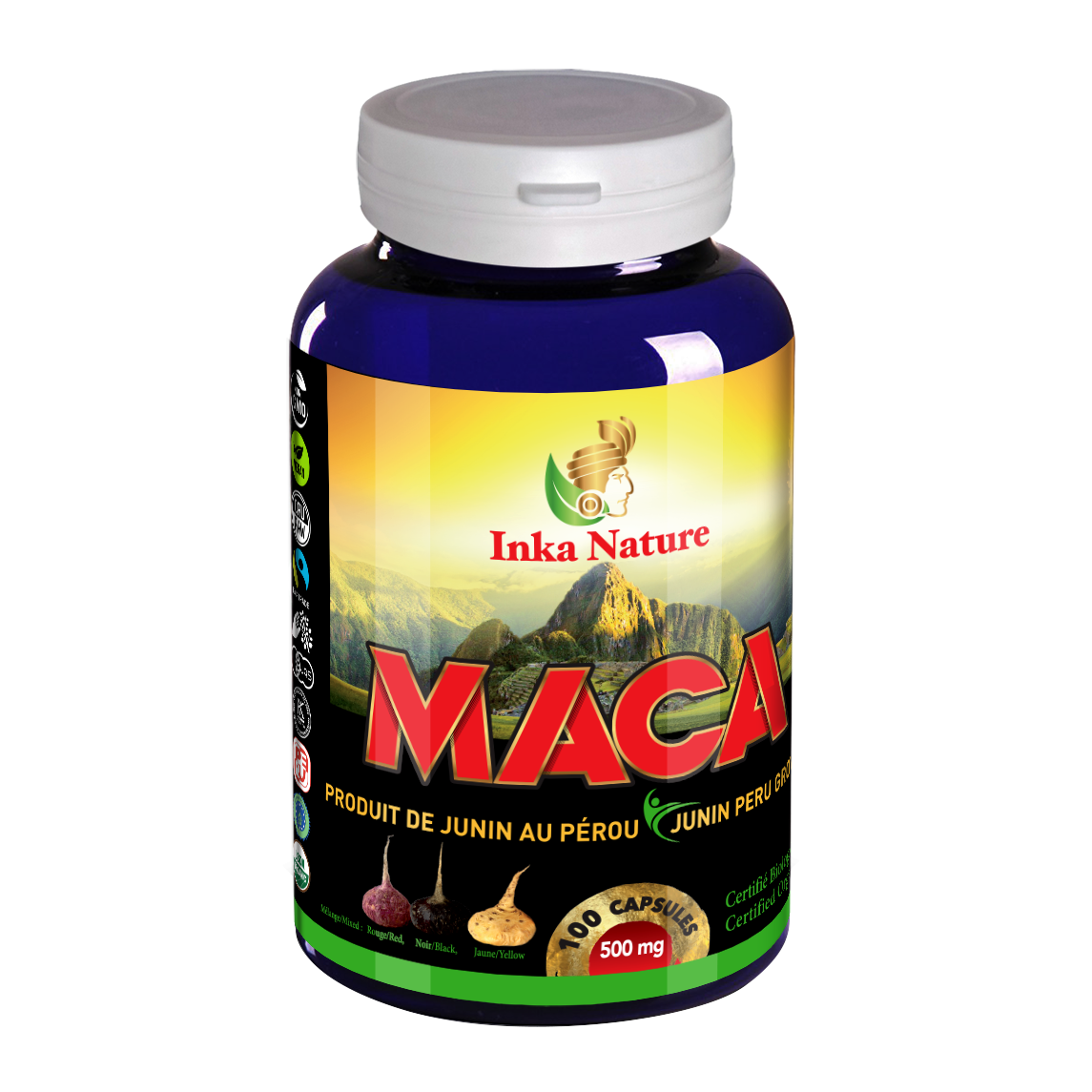 MACA 500 mg -Inka Nature -Gagné en Santé