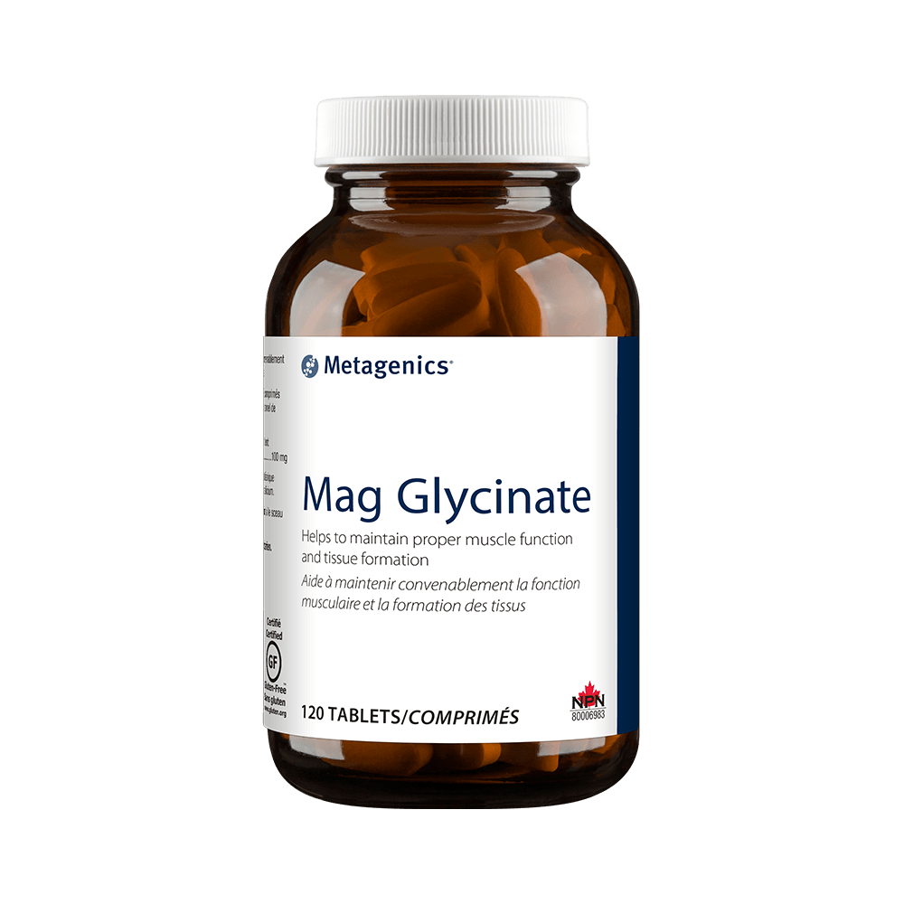 Mag Glycinate -Metagenics -Gagné en Santé