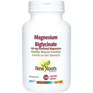 New roots - magnesium diglycinate plus 150mg - 120 vcaps
