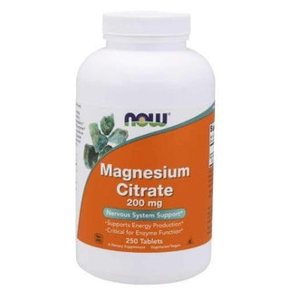 Now - magnesium citrate 200mg tablets