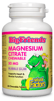 Natural factos - bigfriends magnesium citrate 50mg - 60 chews