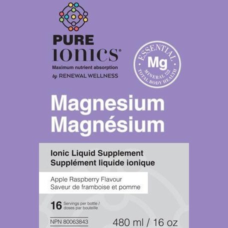 Magnésium - Supplément liquide ionique -Renewal Wellness -Gagné en Santé