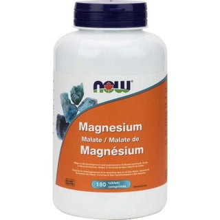 Now - magnesium malate1000mg - 180 tabs