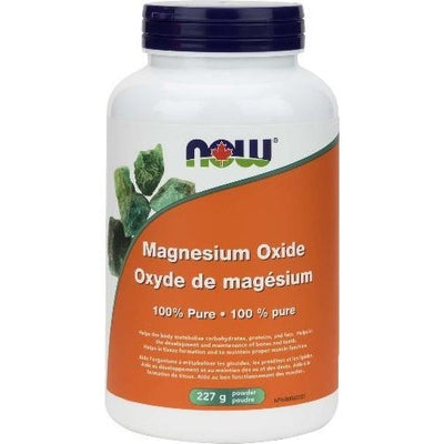 Oxyde de Magnésium en poudre -NOW -Gagné en Santé