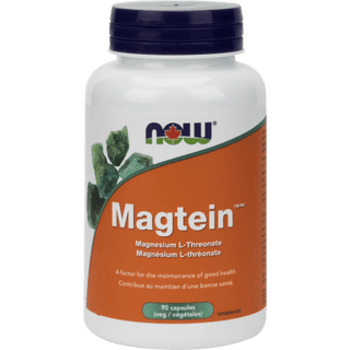 Magtein™ Magnésium-L-threonate -NOW -Gagné en Santé