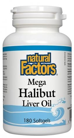 Natural factors - mega halibut liver oil