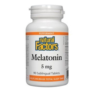 Natural factors - melatonin - peppermint