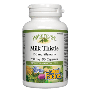 Natural factors - milk thistle 250mg - 90 caps