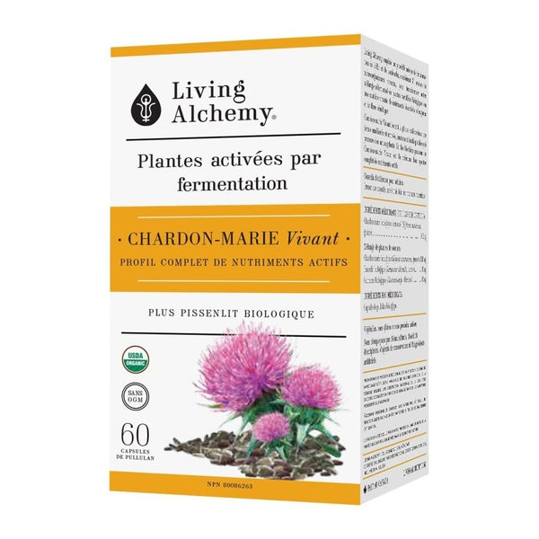 Living alchemy Milk Thistle Alive, 60 vegetarian capsules