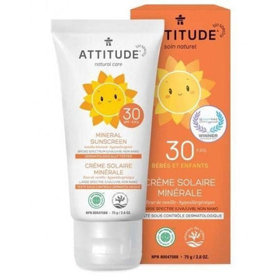 Mineral Sunscreen SPF 30, Vanilla Blossom - Attitude - Win in Health