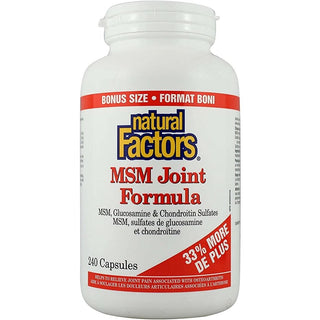 Natural factors - msm joint formula