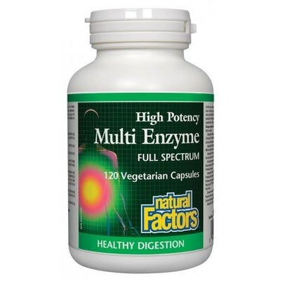 Multi Enzymes -Natural Factors -Gagné en Santé