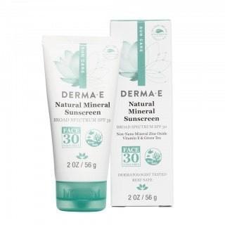 Natural Mineral Sunscreen Broad Spectrum SPF 30 Oil-Free (Face) - Derma e - Win in Health