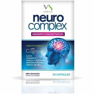 Neuro Complex | Mémoire et concentration -Virage Santé -Gagné en Santé