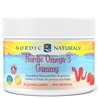 Nordic Omega-3 - Gummy Worms - Nordic Naturals - Win in Health