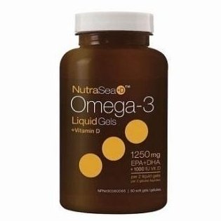 Nutrasea - omega-3 + vitamin d liquid gels | 1250mg