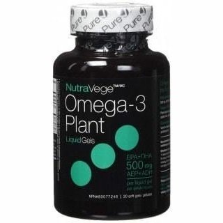Nutravege - omega-3 plant - 30 lgels