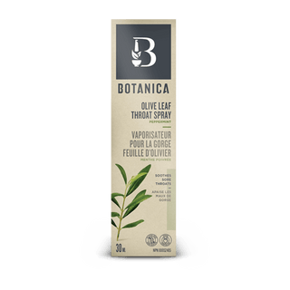 Botanica - olive leaf throat spray/peppermint - 30ml