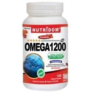 OMEGA1200 | Omega-3 TG 1200 mg -Nutridom -Gagné en Santé