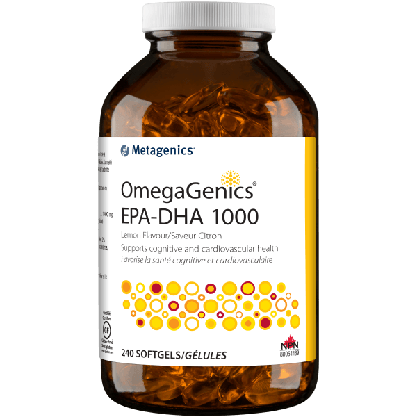 OmegaGenics EPA-DHA 1000 -Metagenics -Gagné en Santé