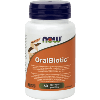 Now - oralbiotic™ probiotic 60 lozenges