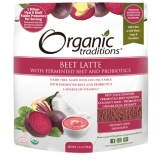 Organic traditions - beet latte with probiotics - 150g