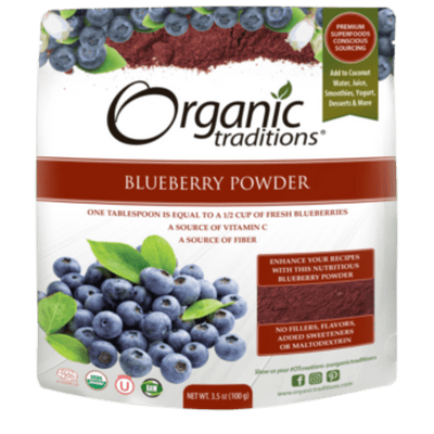 Organic Blueberry Powder - Organic Traditions - Win in Health