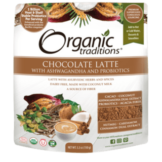 Organic traditions - cocolate latte with probiotics -150g