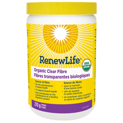 Organic Clear Fibre -Renew Life -Gagné en Santé