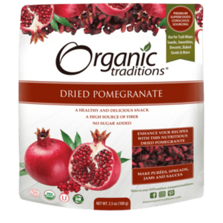 Organic traditions - dried pomgranates - 100g