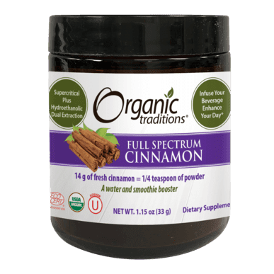 Organic Full Spectrum: Cinnamon - Organic Traditions - Win in Health