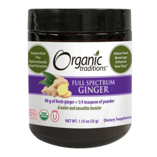 Organic traditions - ginger smoothie booster - 33g