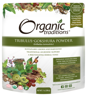 Organic Gokshura Powder -Organic Traditions -Gagné en Santé