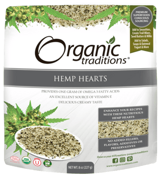 Organic traditions - hemp hearts - 227g