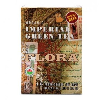 Flora - imperial green tea - 16 bags