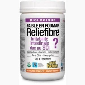 Biologique Reliefibre -Natural Factors -Gagné en Santé