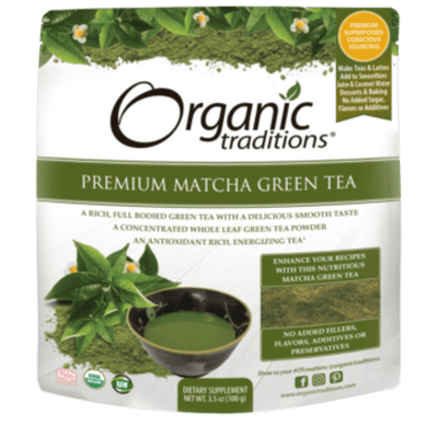 Organic Premium Matcha Tea - Organic Traditions - Win in Health