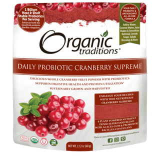 Organic traditions - probiotic cranberry supreme - 60g