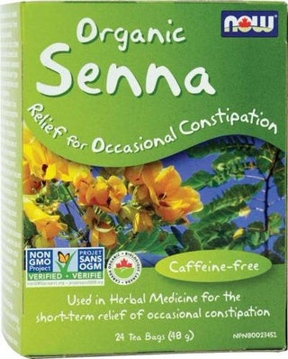 Now - organic senna tea 24 tea bags