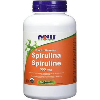 Now - organic spirulina 500mg