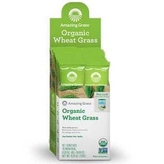 Organic Wheat Grass - 15 packets