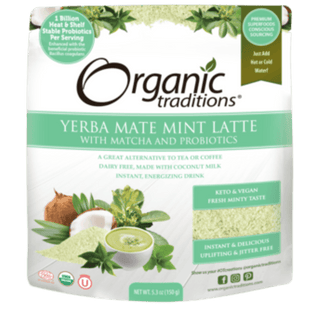 Organic traditions - yerba mate menthol latte - 150g