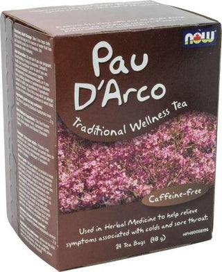 Now - pau d’arco chai wellness tea 24 tea bags