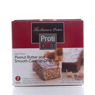 Proti diet – caramel layer & peanut delight protein bar
