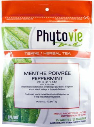 Phytovie - peppermint leaf herbal tea 25 packets