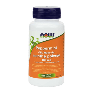 Now - peppermint oil 180mg - 90 sgels