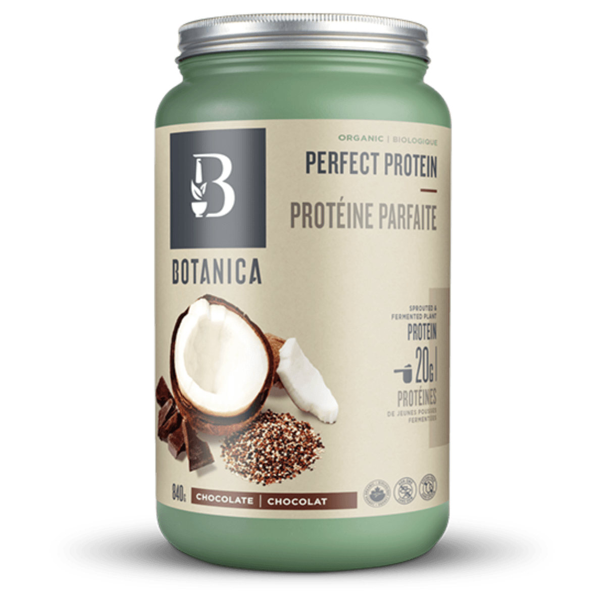 Protéine Parfaite (Certifié Biologique, Végétalienne) -Botanica -Gagné en Santé