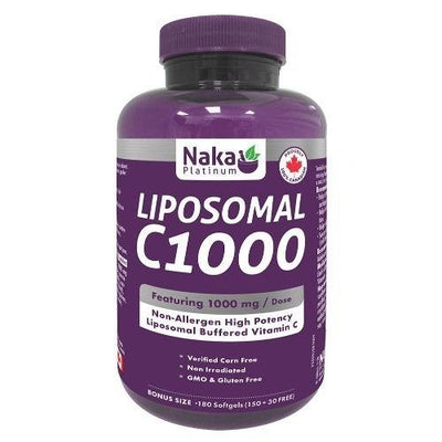 Platinum Liposomal C1000 -Naka Herbs -Gagné en Santé