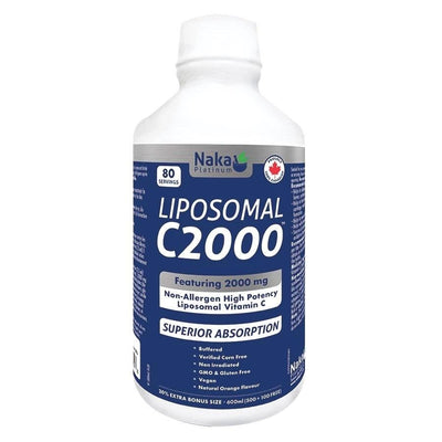 Platinum Liposomal C2000 -Naka Herbs -Gagné en Santé